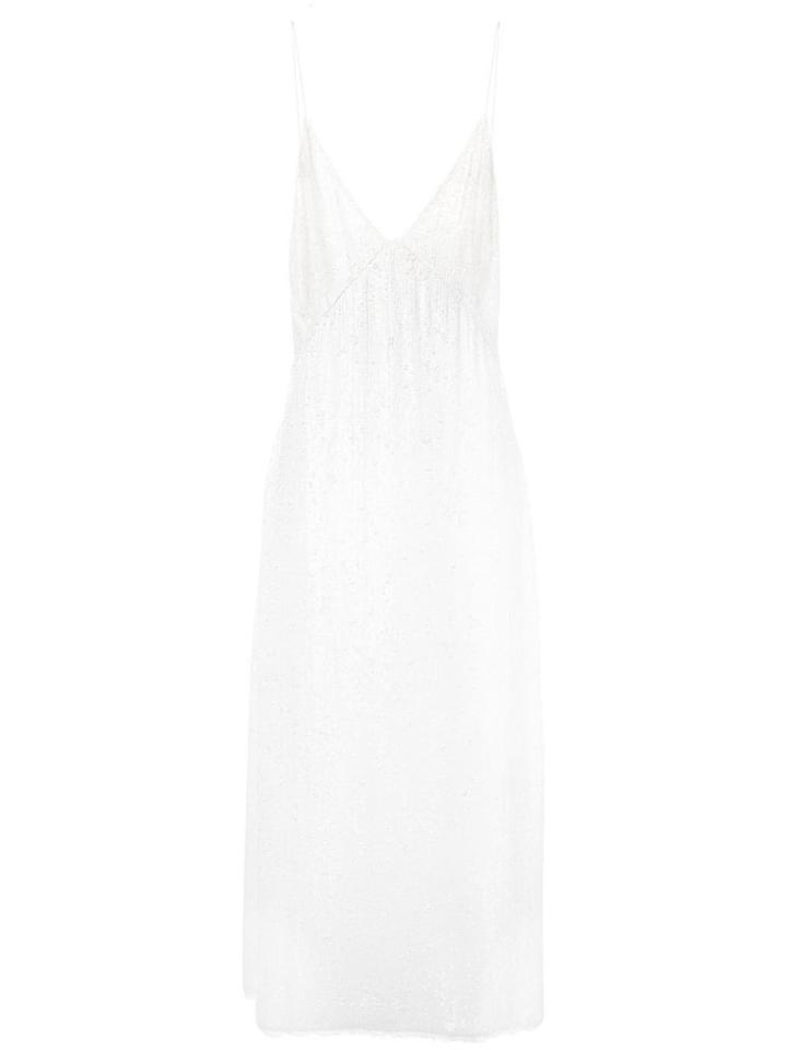 Magda Butrym Textured Long Dress - White