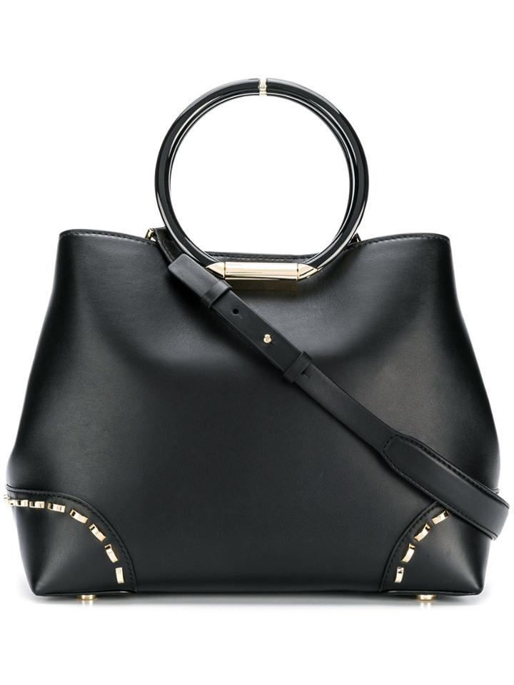 Michael Kors Collection Stud Embellished Tote Bag - Black