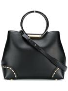 Michael Kors Collection Stud Embellished Tote Bag - Black