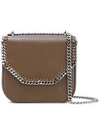 Stella Mccartney - Mini Falabella Box Shoulder Bag - Women - Recycled Polyester - One Size, Brown, Recycled Polyester