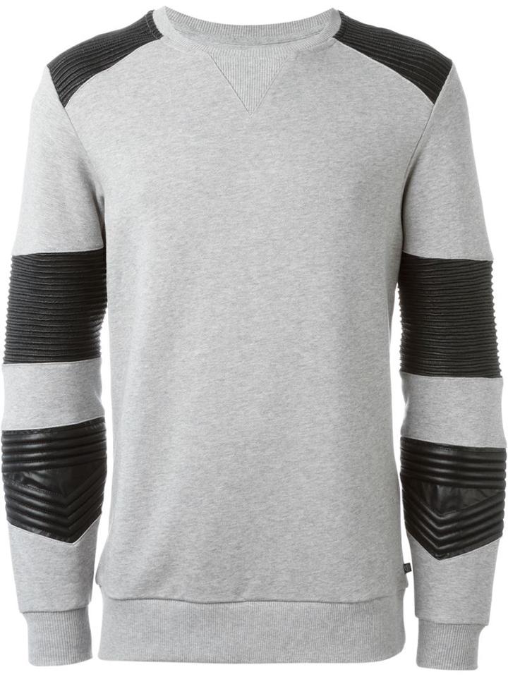 Philipp Plein 'rebel' Sweatshirt, Men's, Size: Xs, Black, Cotton/polyurethane/polyester