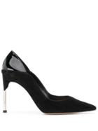 Alexander Mcqueen Glossy Detail Pumps - Black