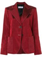 Sonia Rykiel Rive Gauche Striped Jacket - Red