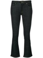 Victoria Victoria Beckham - Flared Cropped Jeans - Women - Cotton/polyester/spandex/elastane - 27, Blue, Cotton/polyester/spandex/elastane