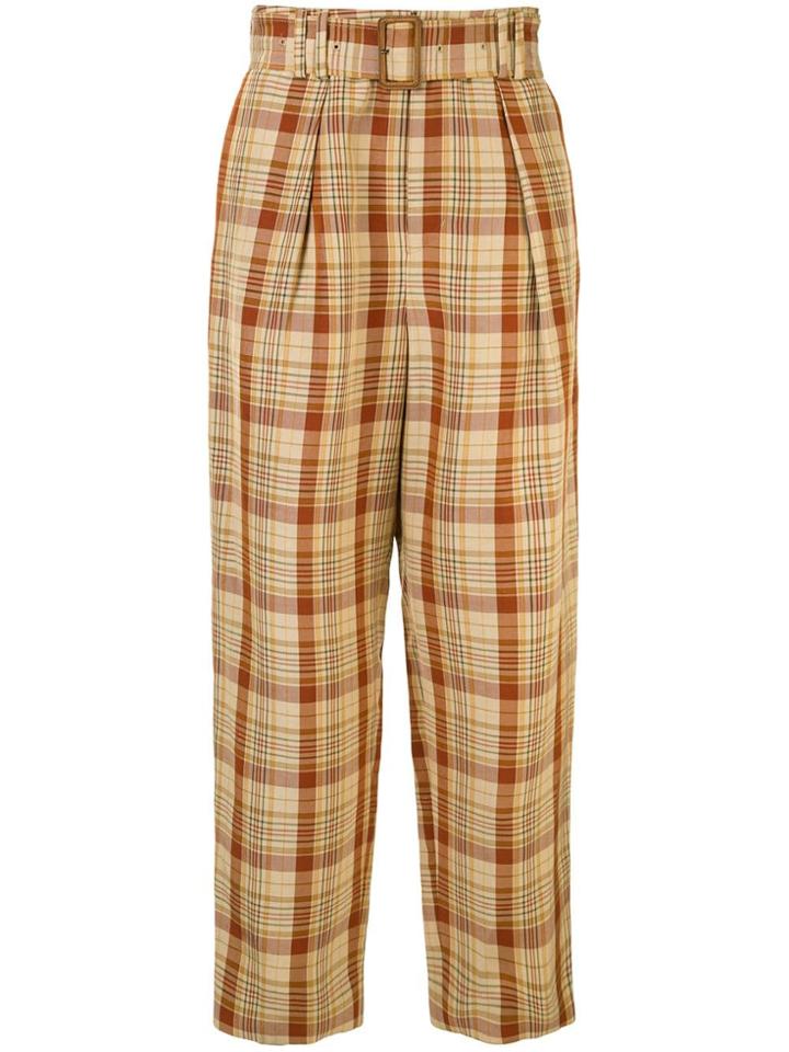 Tomorrowland Belted Waist Trousers - Multicolour
