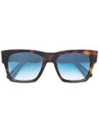 Christian Roth Eyewear Droner Sunglasses - Brown