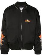 Doublet Embroidered Bomber Jacket - Black