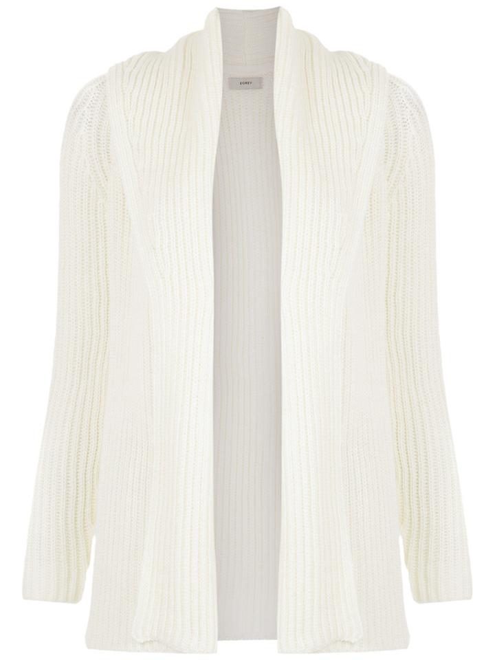 Egrey - Knitted Cardigan - Women - Acrylic/wool - M, White, Acrylic/wool