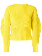 Versace Baloon Sleeves Knitted Jumper - Yellow & Orange