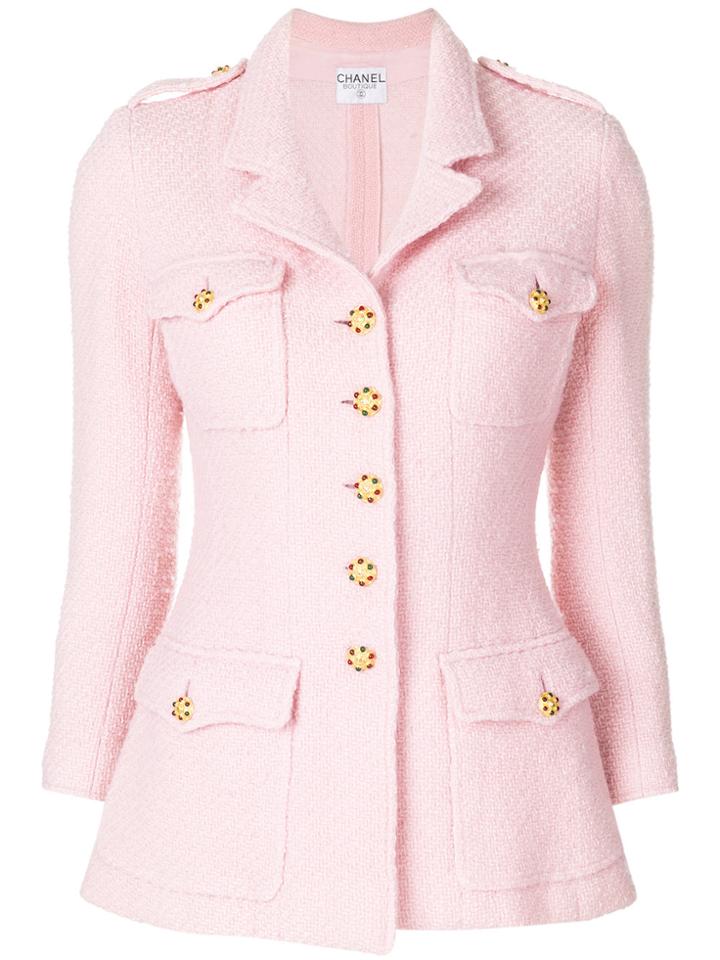Chanel Vintage Classic Tweed Jacket - Pink & Purple