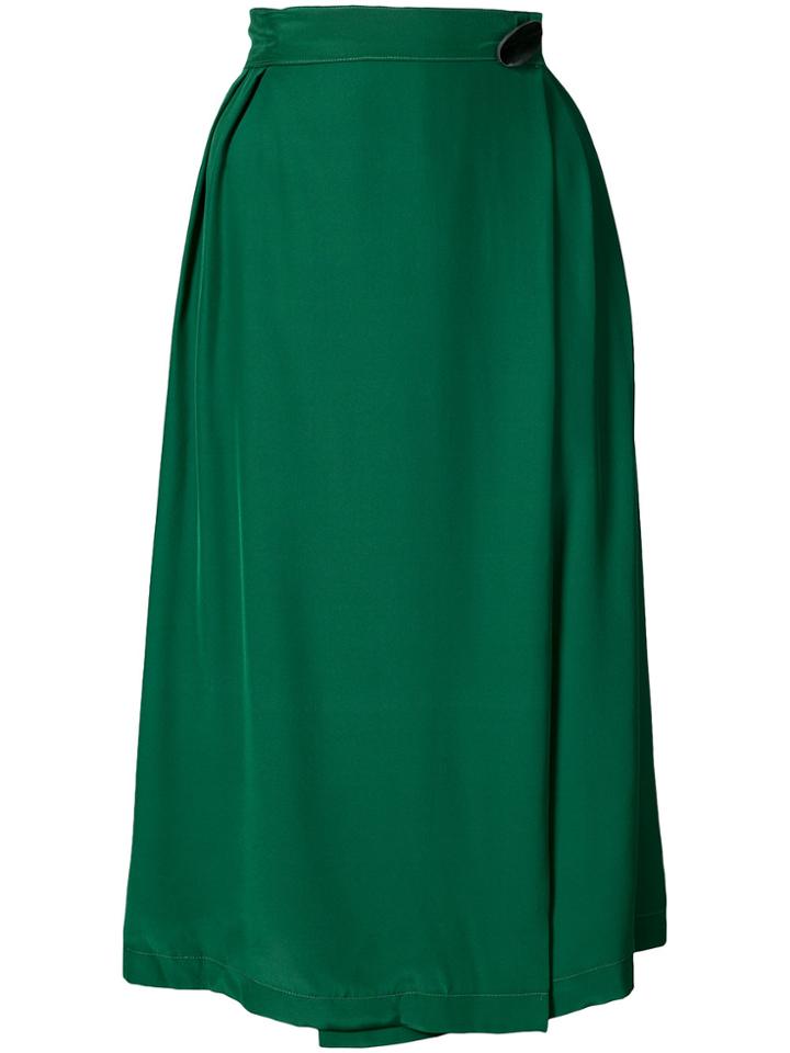 Kamperett Pleated Dagmar Skirt - Green