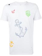 The Editor - Nautical Print T-shirt - Men - Cotton - Xs, White, Cotton