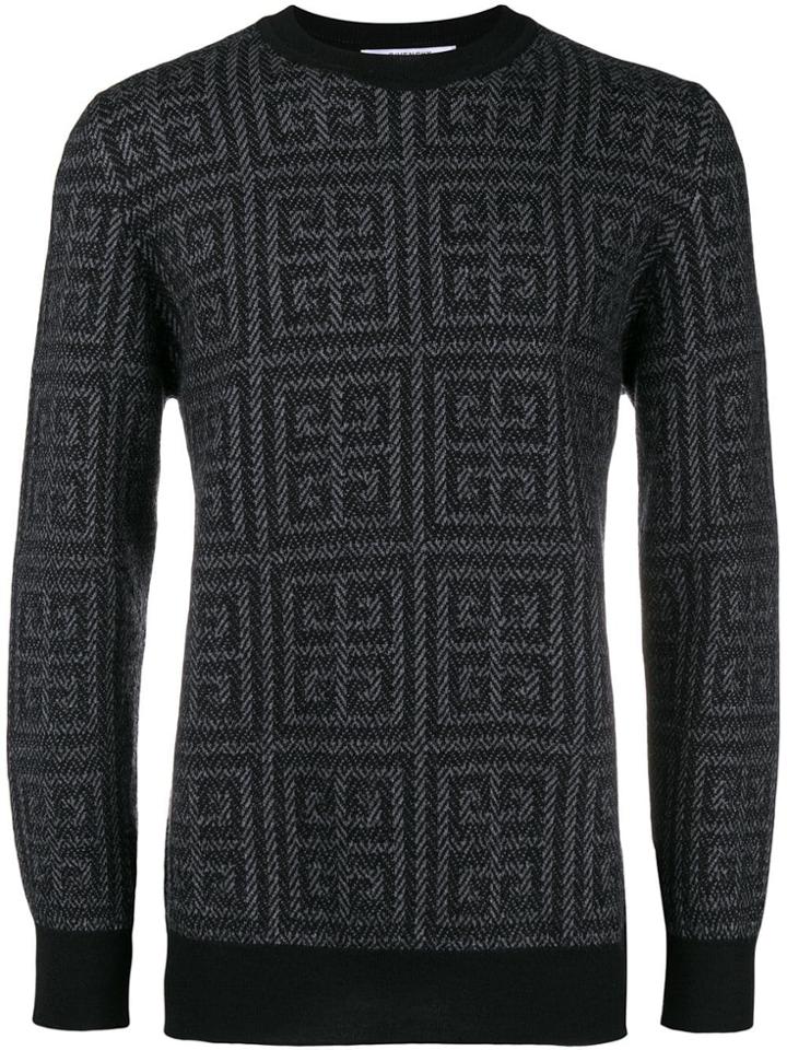 Givenchy 4g Intarsia Sweater - Black