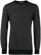 Givenchy 4g Intarsia Sweater - Black