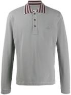 Vivienne Westwood Striped Detail Polo Shirt - Grey