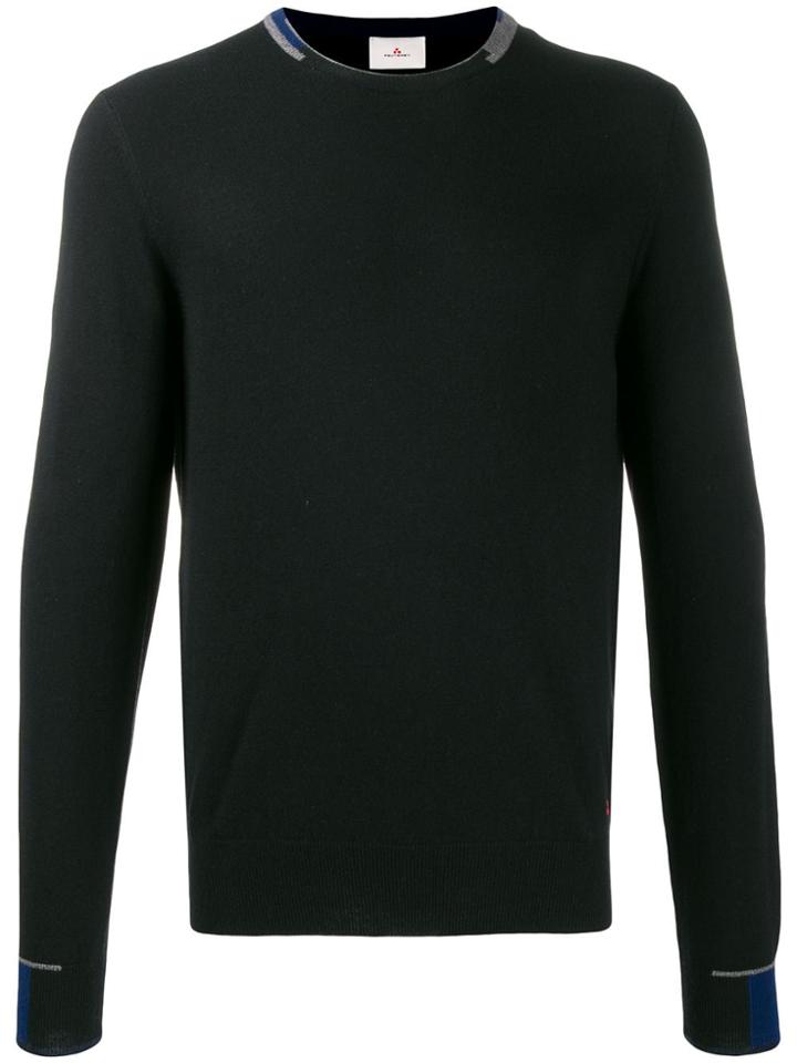 Peuterey Stripe Detailed Jumper - Black
