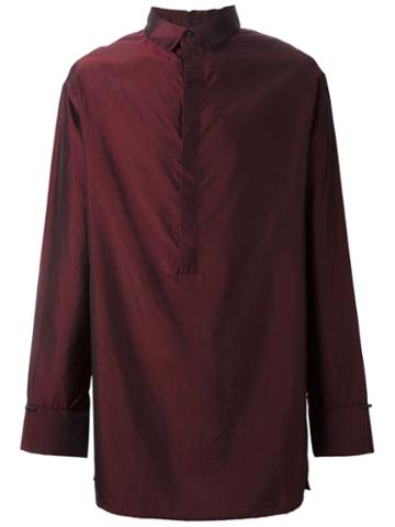 Tony Cohen Metallic Half Placket Shirt
