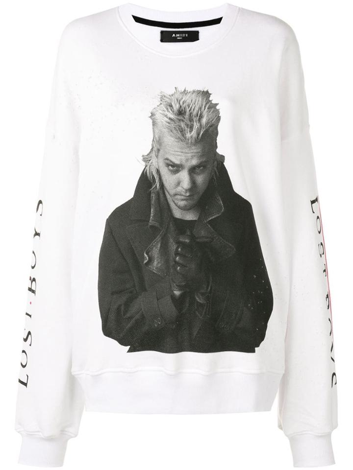 Amiri Oversized Sleeve Sweatshirt - White