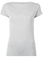 Eleventy - Round Neck T-shirt - Women - Spandex/elastane/modal - L, Grey, Spandex/elastane/modal