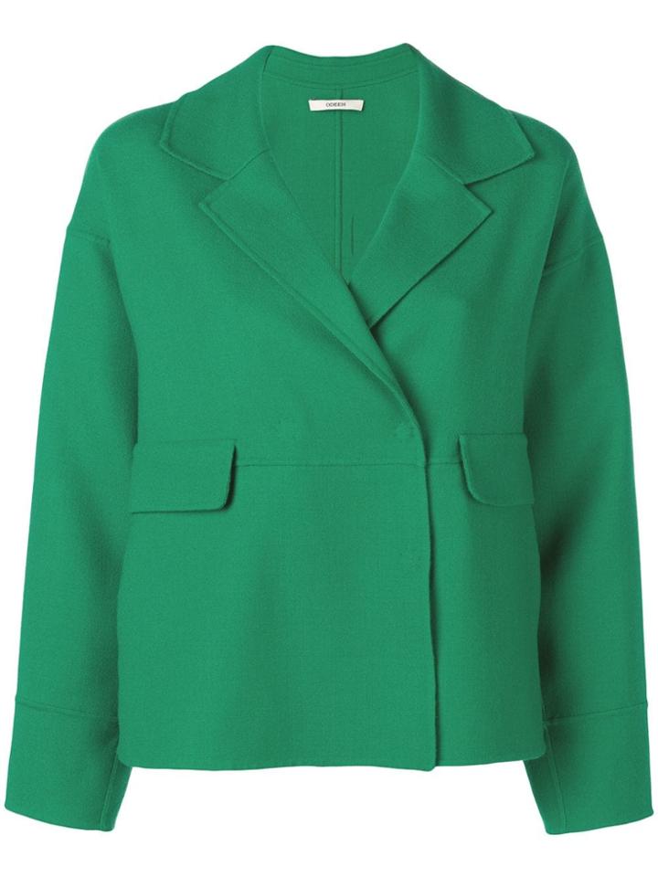 Odeeh Double Face Jacket - Green
