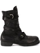 Guidi Buckled Boots - Black