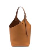 Loewe Tan Balloon Leather Tote - Brown