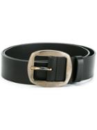 Dolce & Gabbana Classic Belt, Men's, Size: 90, Black, Calf Leather