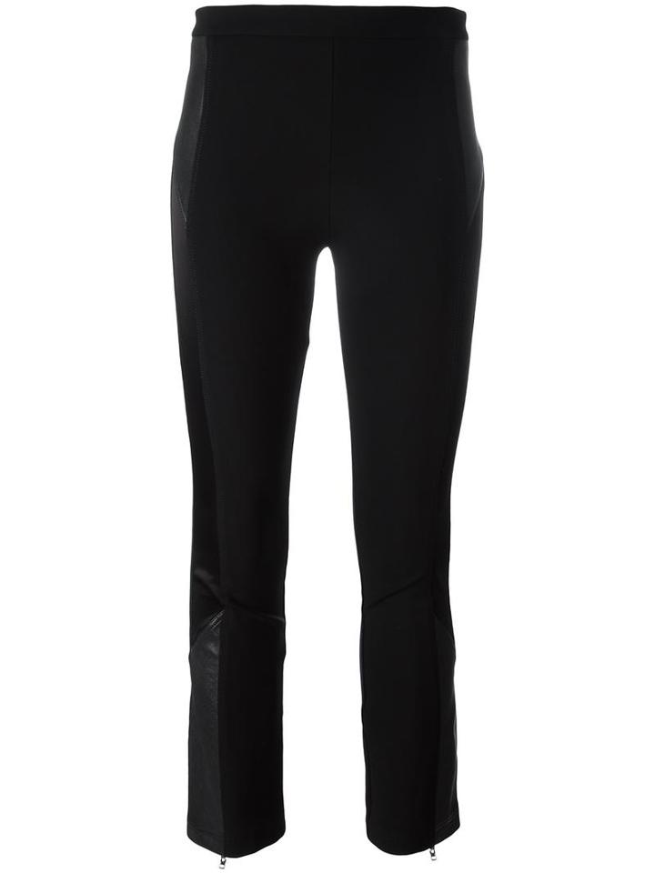 Givenchy Cropped Bootcut Trousers, Women's, Size: 36, Black, Viscose/polyamide/spandex/elastane/silk