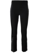 Givenchy Cropped Bootcut Trousers, Women's, Size: 36, Black, Viscose/polyamide/spandex/elastane/silk