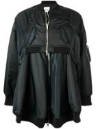 Comme Des Garçons Noir Kei Ninomiya Peplum Bomber Jacket - Black