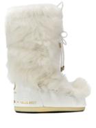 Moon Boot Mid-calf Tie Front Boots - White