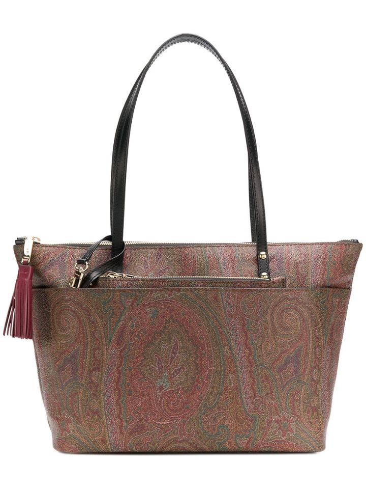Etro Small Shopping Bag - Brown
