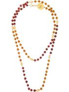 Chanel Vintage Gripoix Beaded Necklace - Brown