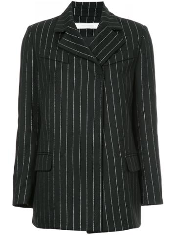 Tiko Paksa Metallic Striped Blazer - Black