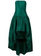 William Vintage 1960 Strapless Gown - Green