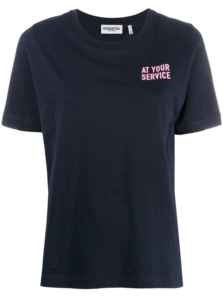 Essentiel Antwerp Graphic T-shirt - Blue