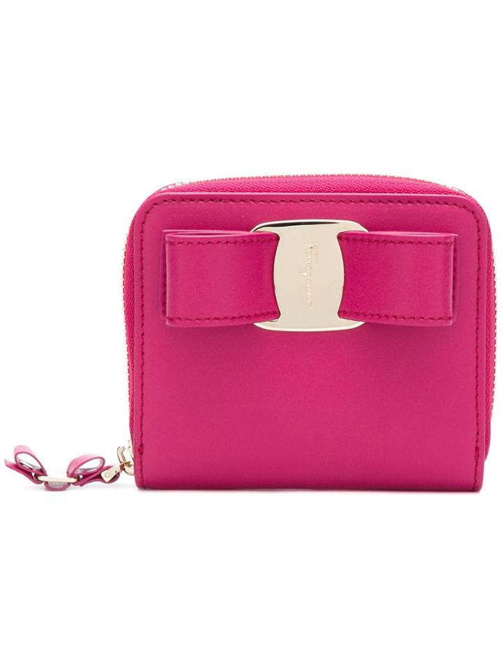 Salvatore Ferragamo Vera Coin Purse - Pink & Purple