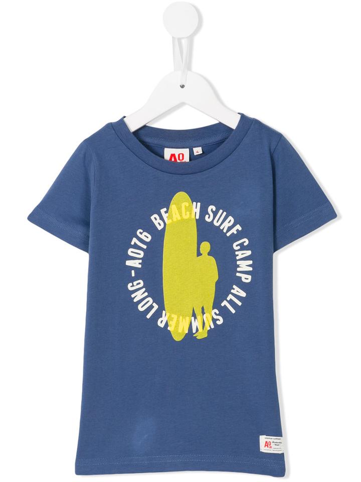 American Outfitters Kids Surf Camp T-shirt, Boy's, Size: 6 Yrs, Blue