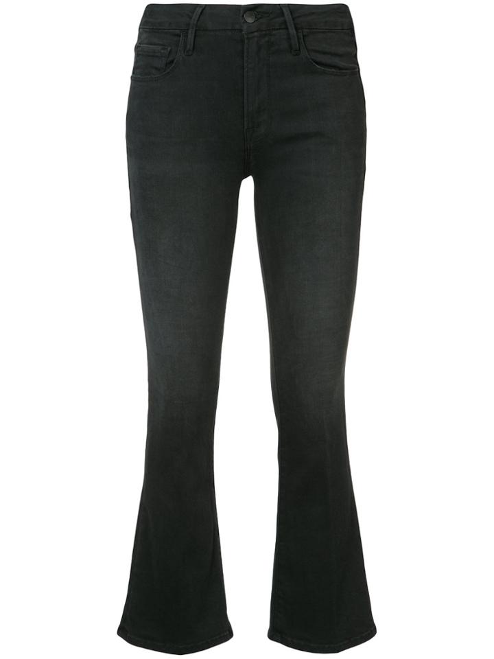 Frame Denim Cropped Jeans - Grey