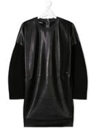 Dsquared2 Kids Teen Panelled Shift Dress - Black