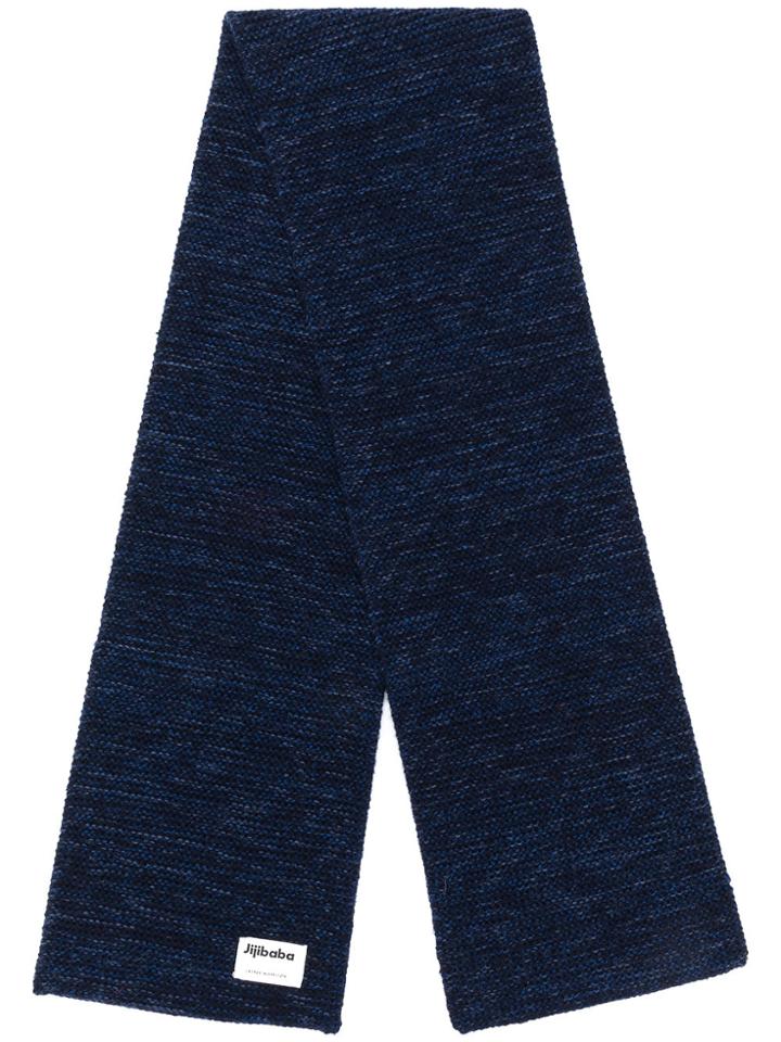 Jijibaba Knitted Scarf - Blue