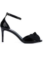 Saint Laurent 'classic Jane' Bow Sandals - Black