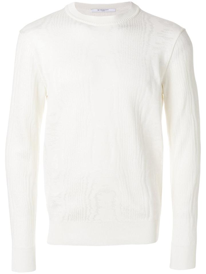 Givenchy Moiré Effect Sweater - Nude & Neutrals