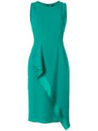 Paule Ka Sleeveless Wrap Front Dress - Green