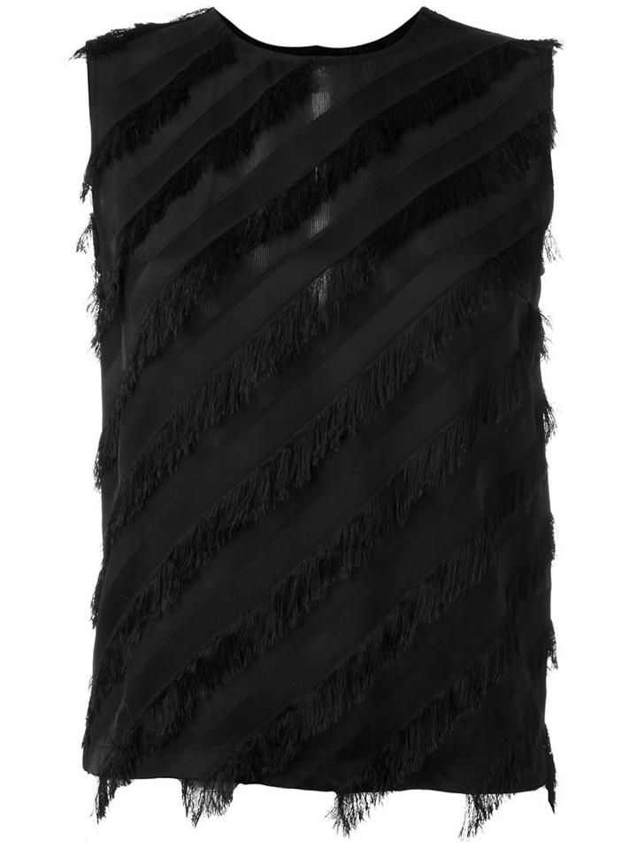 Christian Wijnants Fringed 'tasi' Top