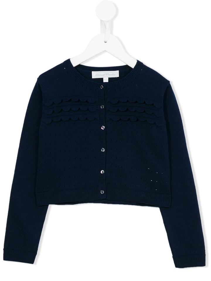 Tartine Et Chocolat - Classic Cardigan - Kids - Cotton - 10 Yrs, Blue