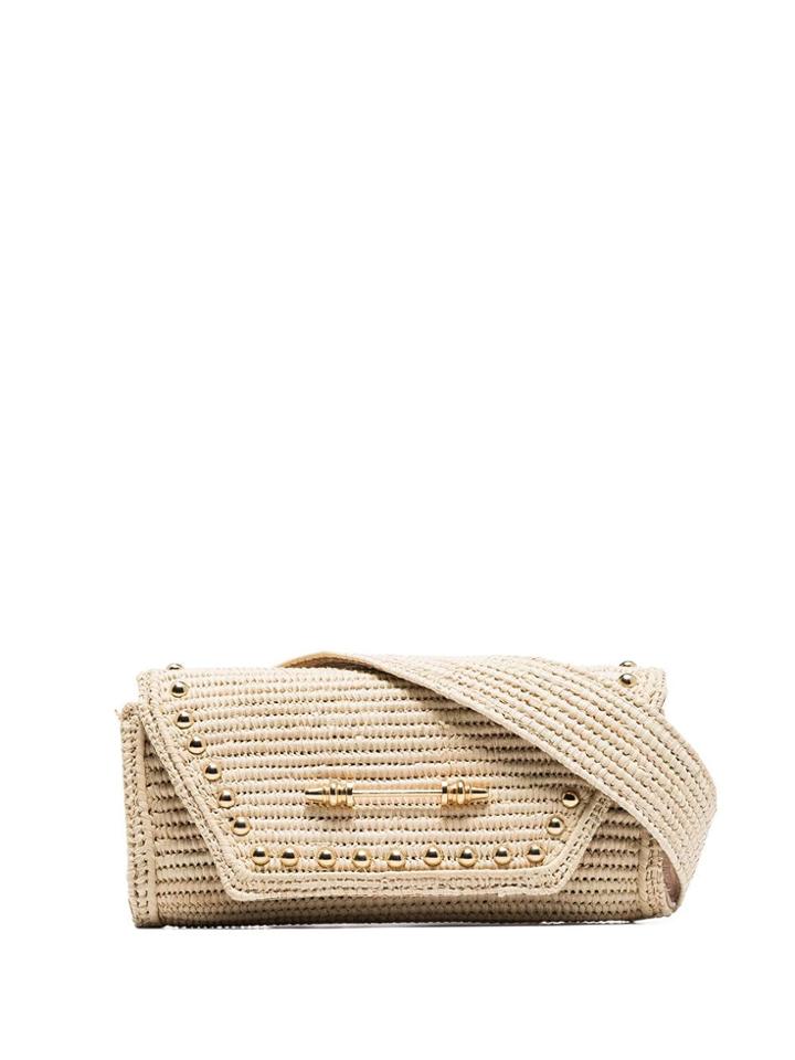 Okhtein Rafia Belt Bag - Neutrals