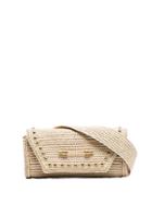 Okhtein Rafia Belt Bag - Neutrals