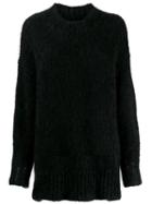 Isabel Marant Oversized High Neck Sweater - Black