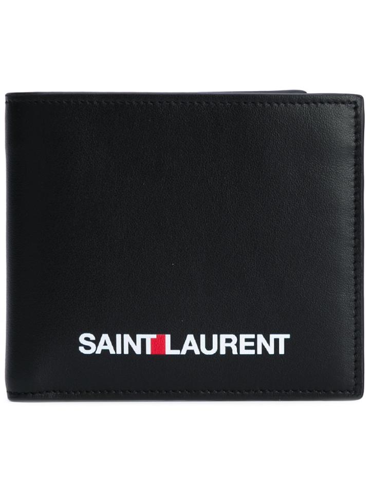 Saint Laurent Saint Laurent Print East/west Wallet - Black